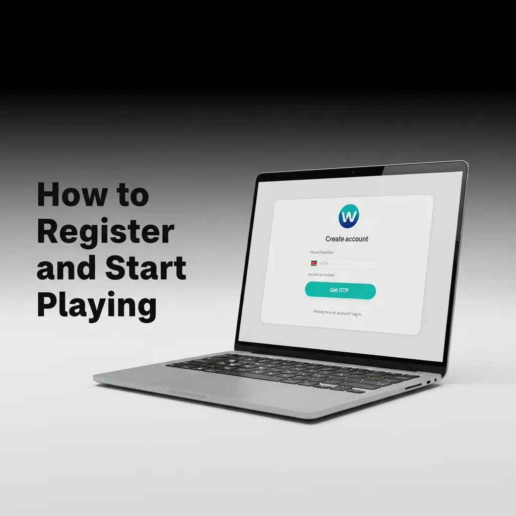 5-step signup guide: choose phone/email/social, enter details, verify, set limits, deposit; M-Pesa withdrawals.