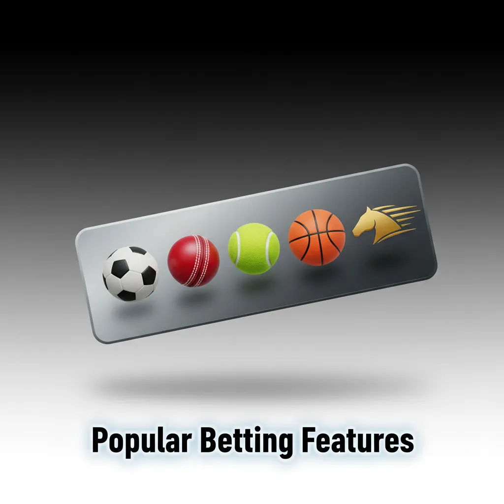 Popular betting features: Live Betting with cash out, Prematch Line, Multi Live to track games and manage risk.
