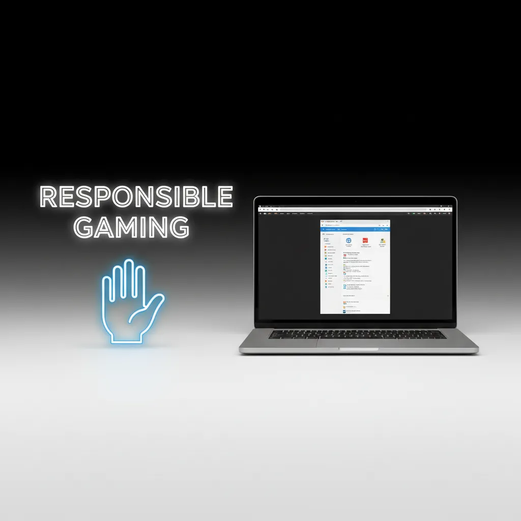 Responsible gaming banner: set limits, track time and budget, take breaks, avoid chasing losses, verify age, seek support.