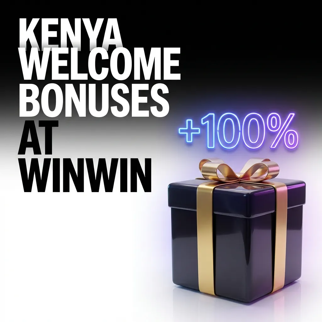 WinWin Kenya welcome bonuses banner: 200% first deposit + 150 free spins; 35x/30x wagering, T&Cs apply.