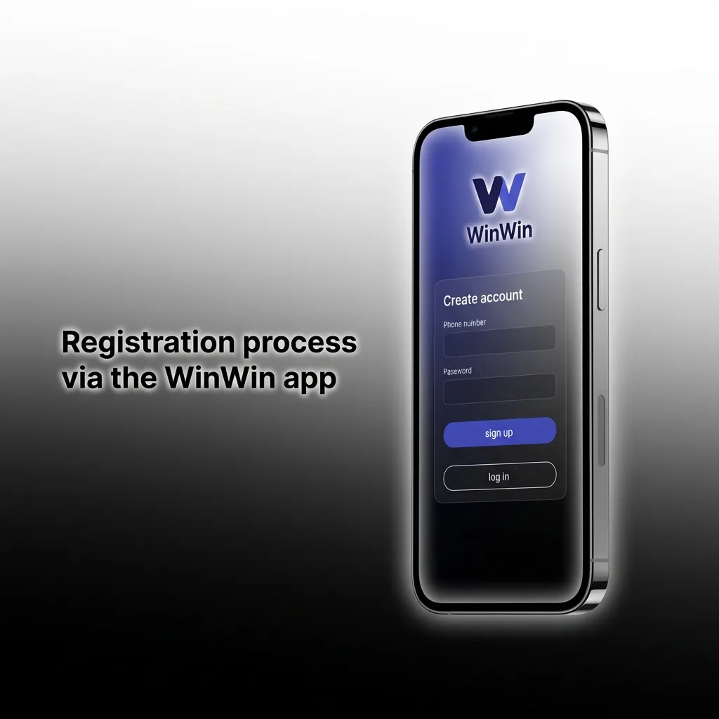 WinWin app sign-up screens: M-Pesa number, OTP, KES currency, 18+ consent, deposit limits, wallet deposit, welcome bonus.