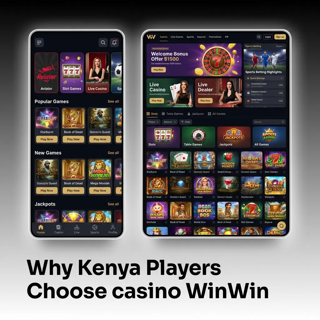 Why Kenya players choose WinWin: fast M-Pesa payouts, KES support, low-data mode, mobile-first UX, trusted games, fair terms.