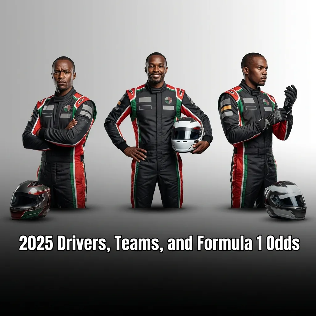 2025 F1 grid: teams, drivers and constructor odds; Red Bull 1.80 leads Ferrari 3.00, McLaren 4.50, Mercedes 7.00.