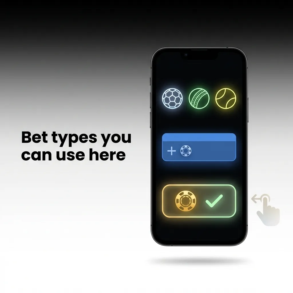 Single (one pick), Express/Accumulator (all legs must win), System (partial returns possible).