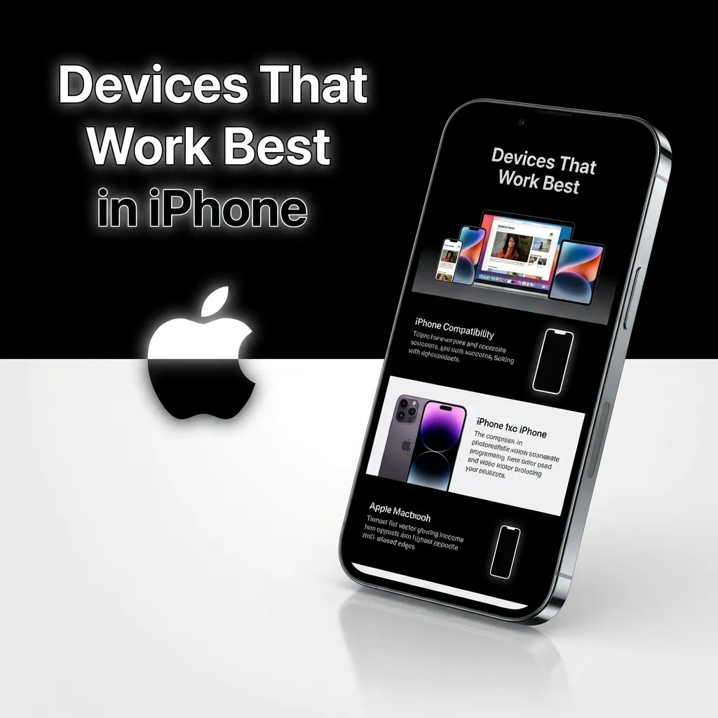 Devices that work best: iPhone SE (2+), 8–15, iPad 7+, Air 3+, iPad Pro 11, iPod touch 7; requires compatible iOS.