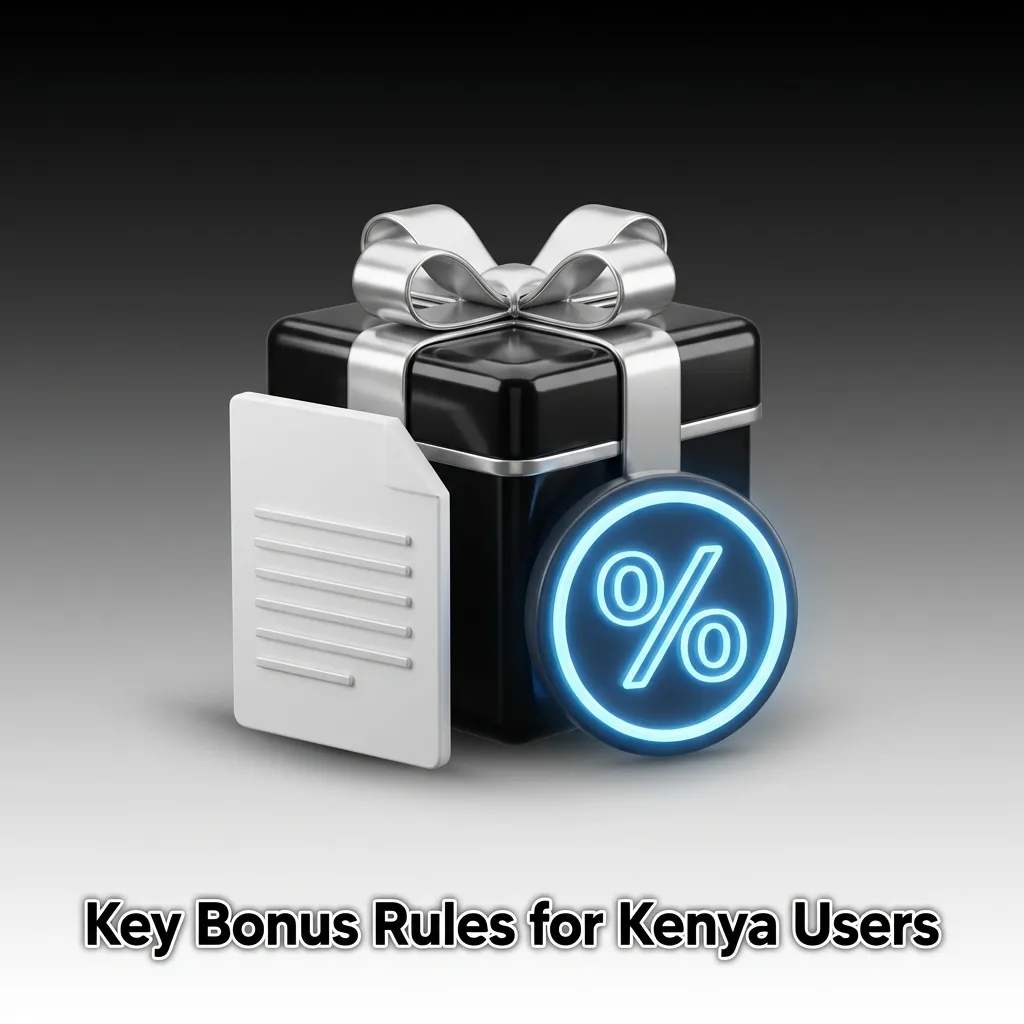 Key bonus rules for Kenya users: 18+, one account, Kenya-only, wagering and limits apply; abuse may forfeit rewards.
