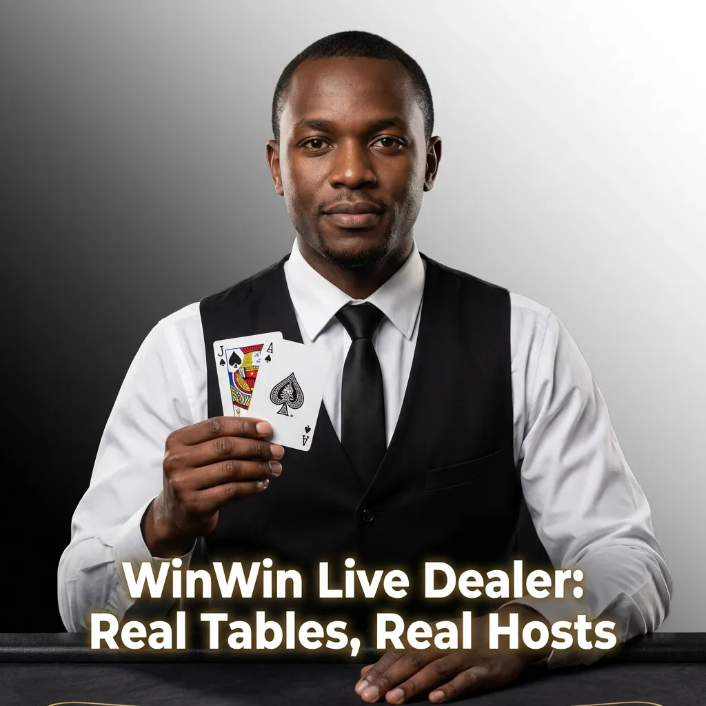 WinWin live dealer studio: real hosts streaming roulette, blackjack, and big wheel games with on-screen betting.