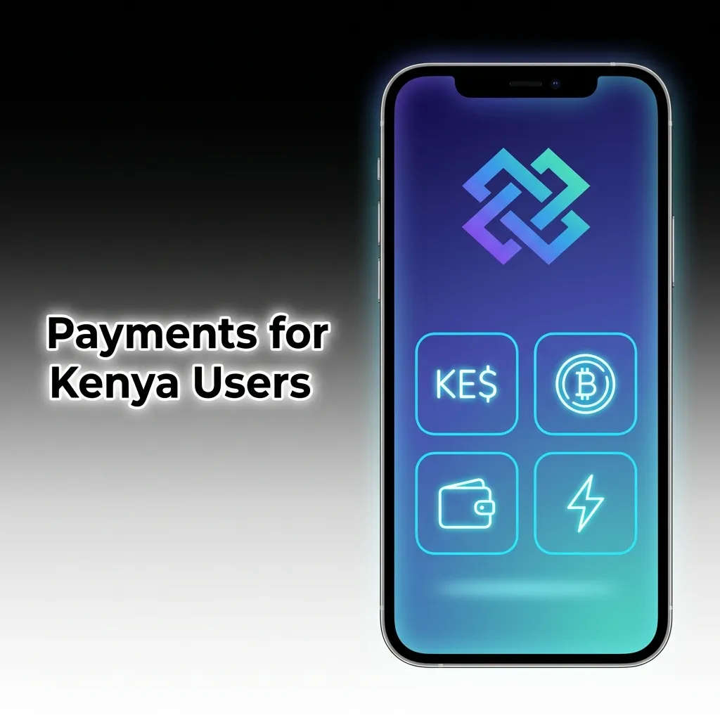 Kenya payments: M-Pesa, Airtel, cards/bank; KES 100+ deposits, 200+ withdrawals; limit KES 300,000; real-time Wallet tracking