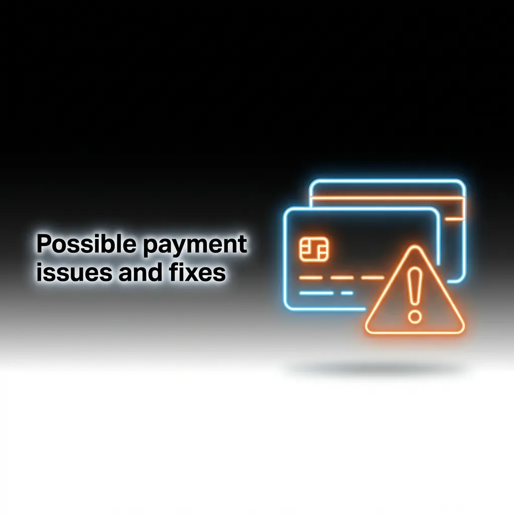 Help page listing payment issues and fixes in Kenya: M-Pesa STK push, card declined, deposit delay, verification, limits.