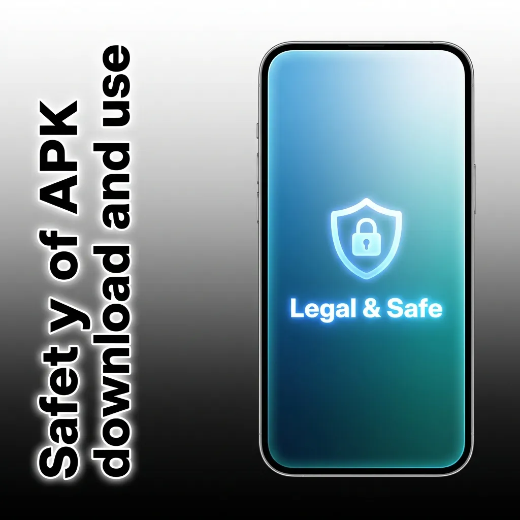 Smartphone showing APK betting app with licence badge, padlock, SSL encryption, update checks.