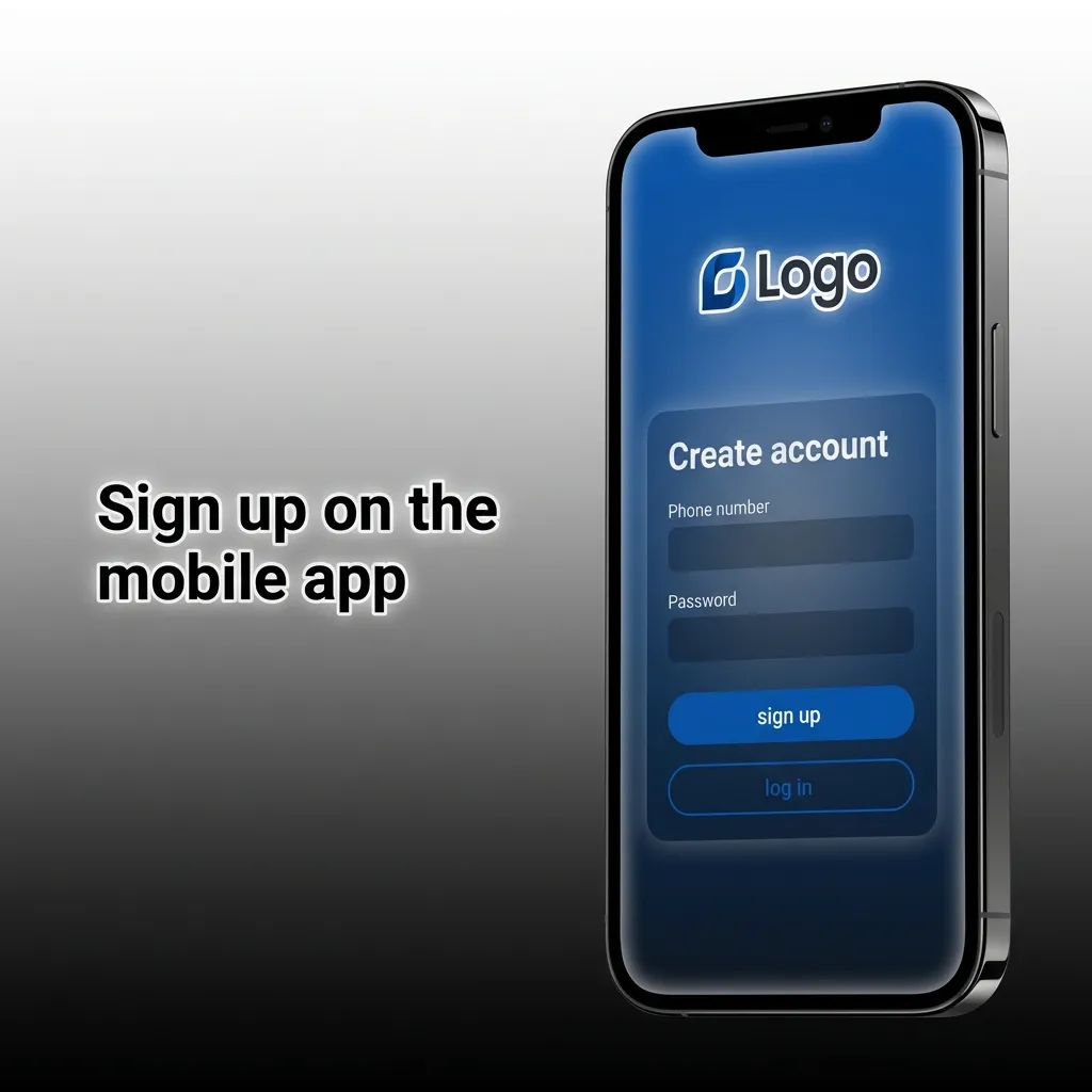 WinWin mobile app sign-up screen with Register button, Phone, Email, Social options, form fields, and SMS/email verification