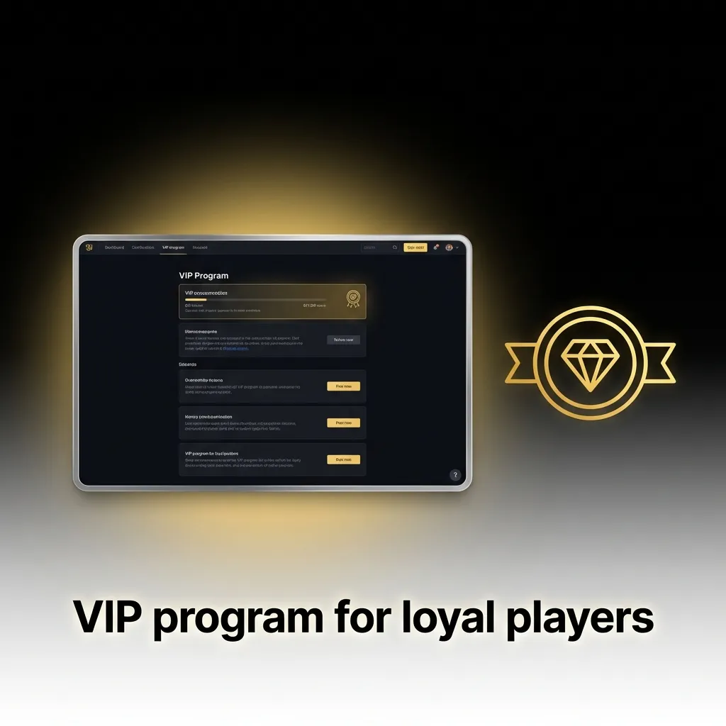 VIP program: earn points from bets, climb Bronze to Elite, unlock cashback, promos, priority support, faster withdrawals.