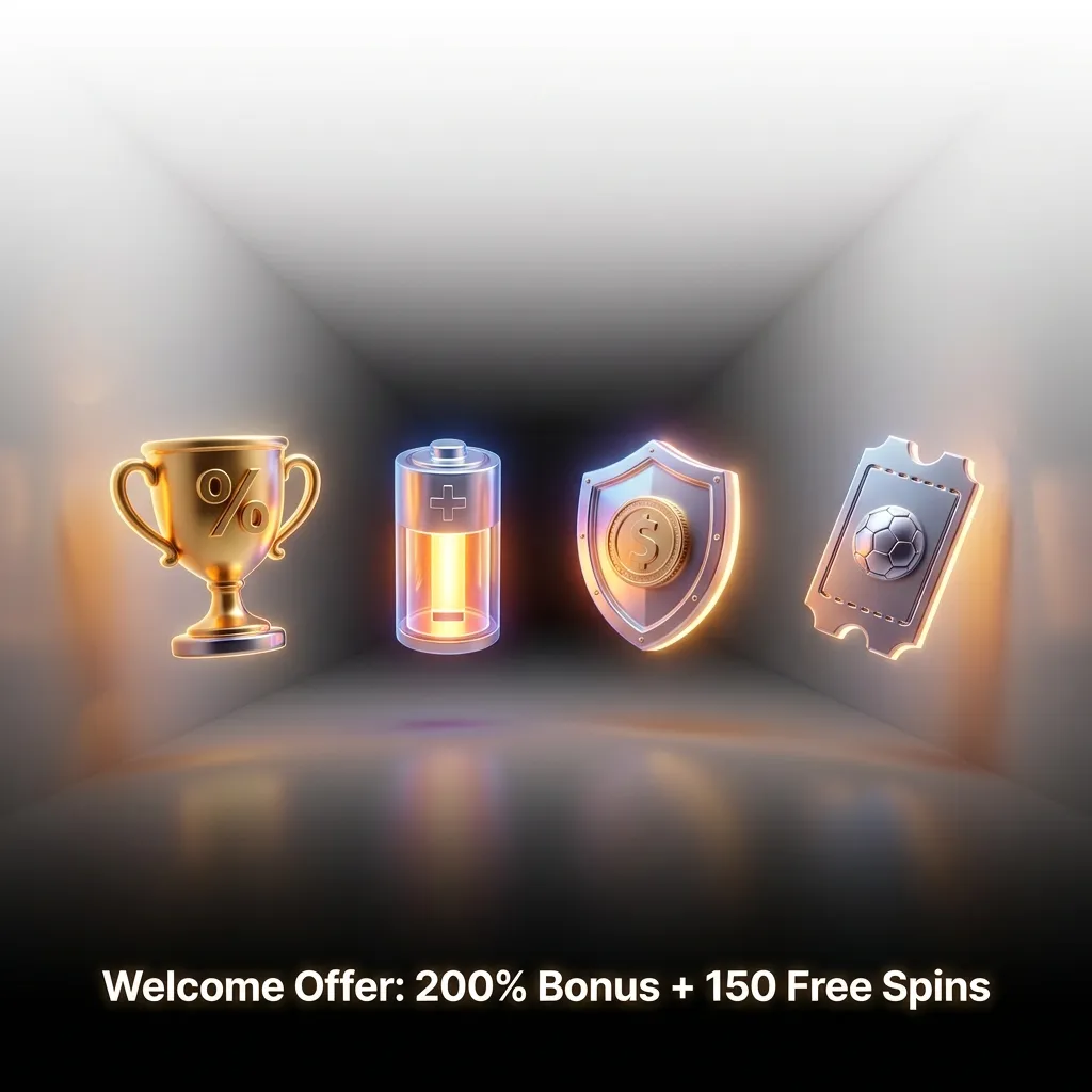 Welcome Offer: 200% bonus + 150 free spins for new customers; football betting eligible. See bonus card for terms.