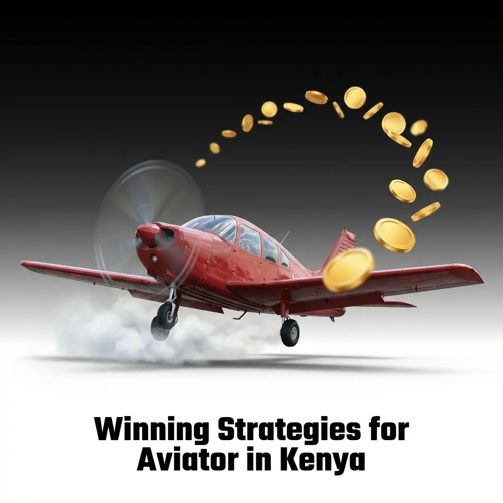 Infographic on Aviator strategies in Kenya: low multipliers, split bets, auto cash out, stop-loss/take-profit, demo practice.