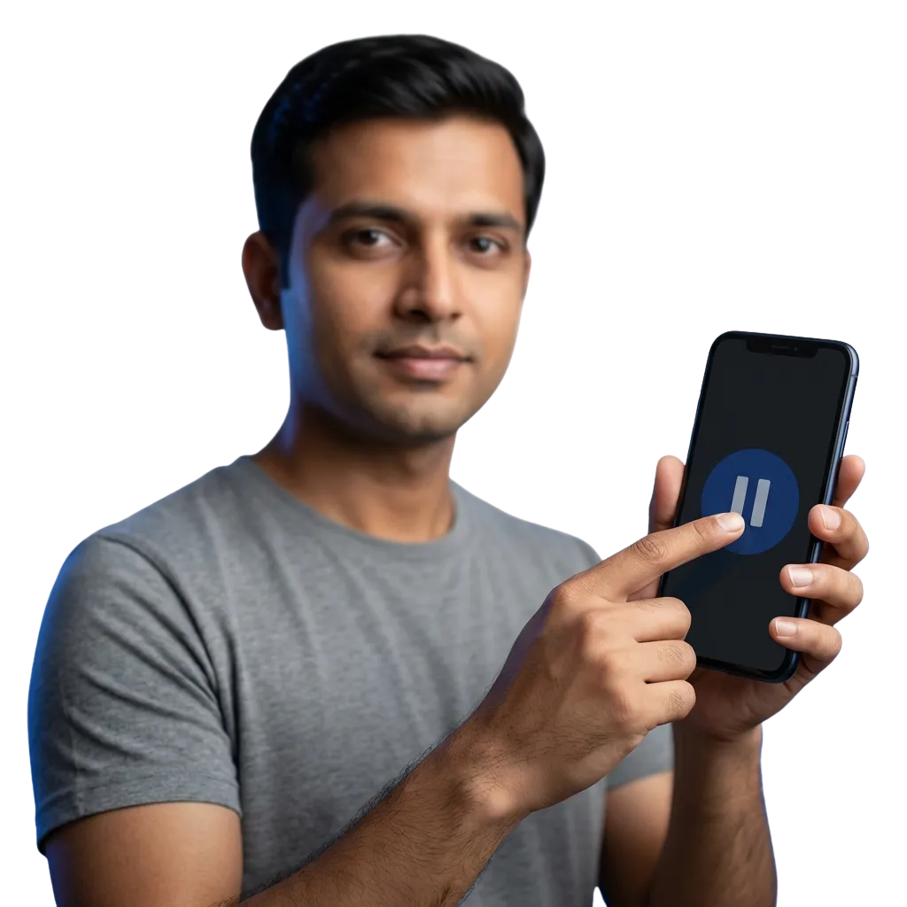 WinWin responsible play banner: adult setting betting limits on phone, shield icon, Kenya colors, help and support links